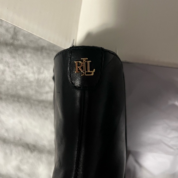 Brand new Ralph Lauren black boots! Size 7 B. - Picture 5 of 7
